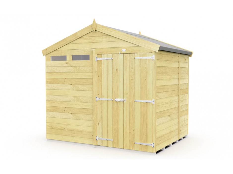 8ft x 5ft Apex Security Shed