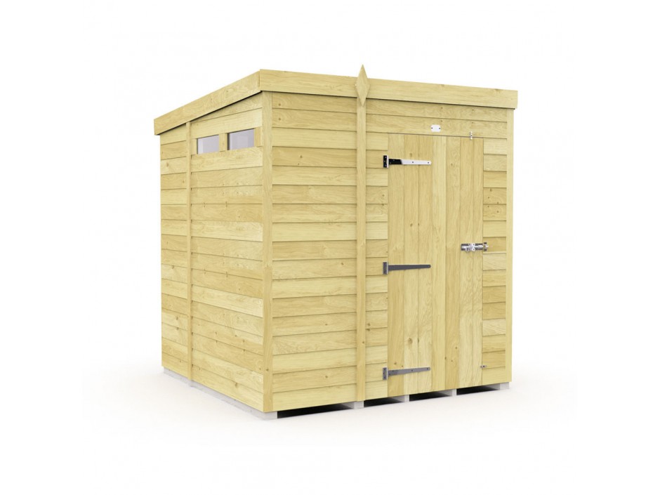 5ft x 6ft Pent Security Shed