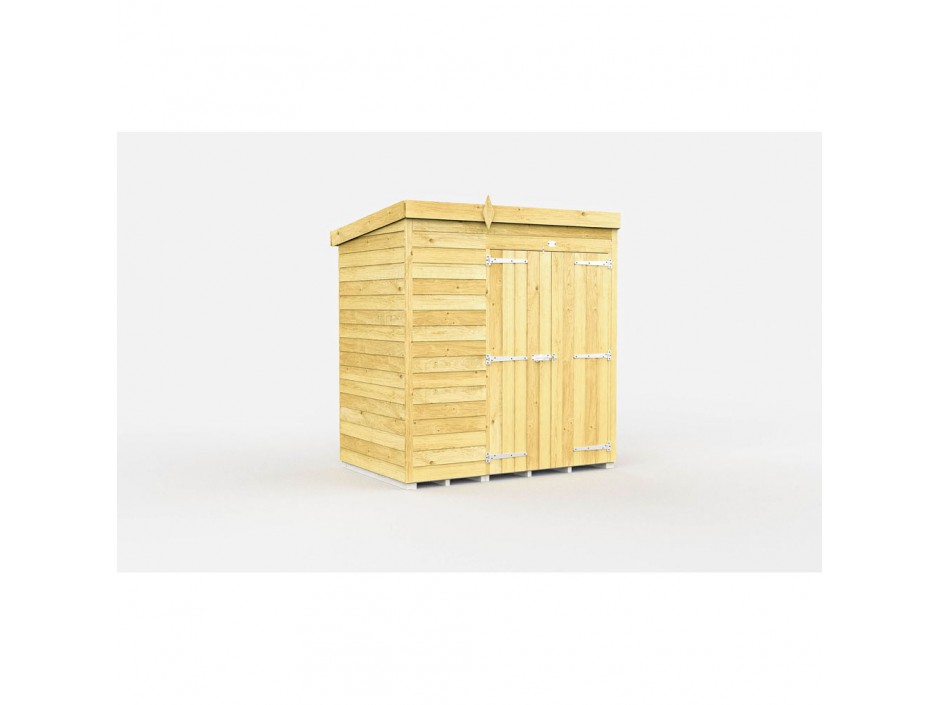 7ft x 4ft Pent Shed