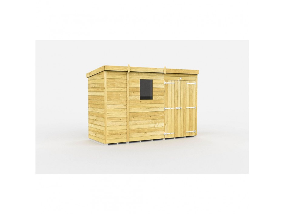 9ft x 4ft Pent Shed
