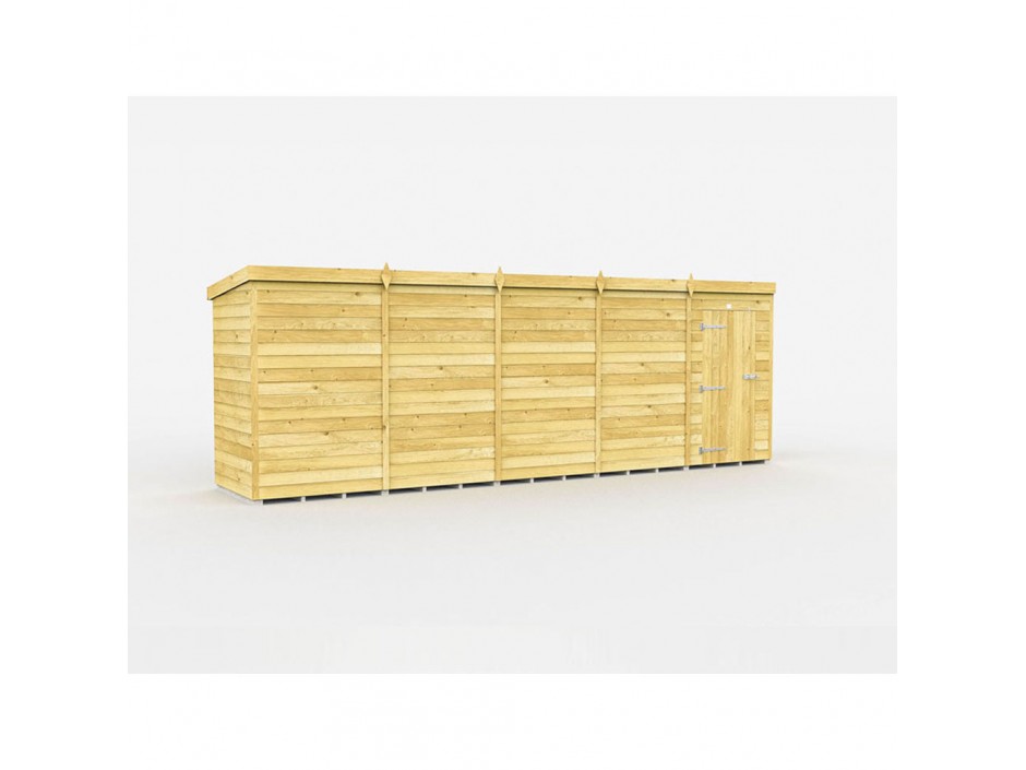20ft x 4ft Pent Shed
