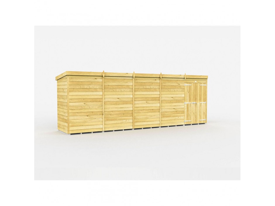 20ft x 4ft Pent Shed