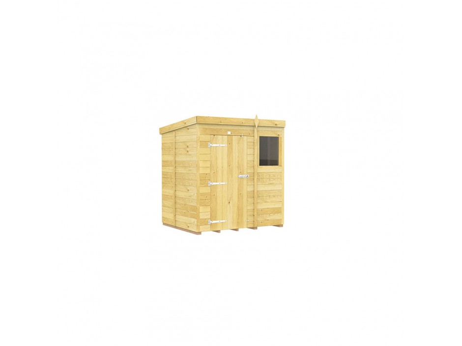 6ft x 5ft Pent Shed