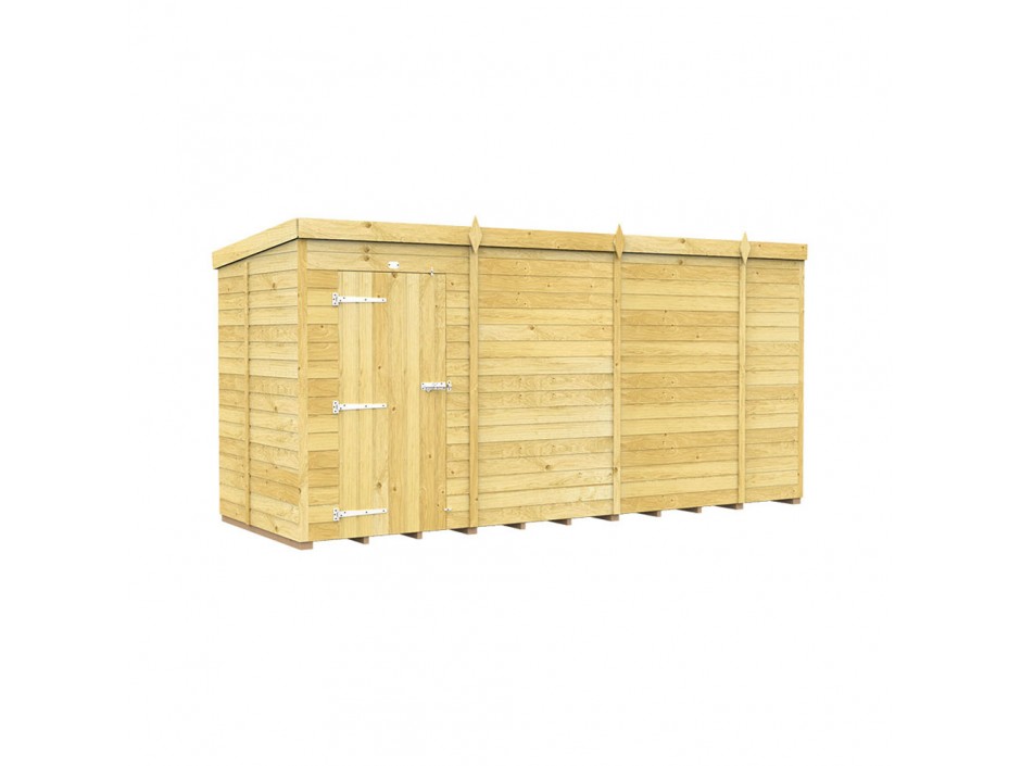 14ft x 5ft Pent Shed
