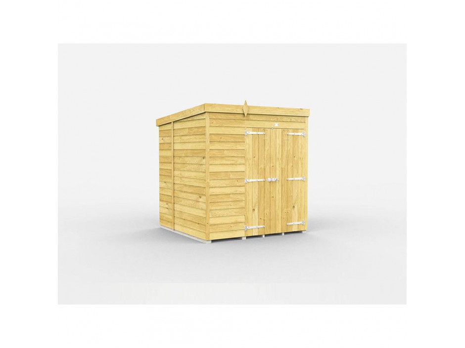 6ft x 6ft Pent Shed