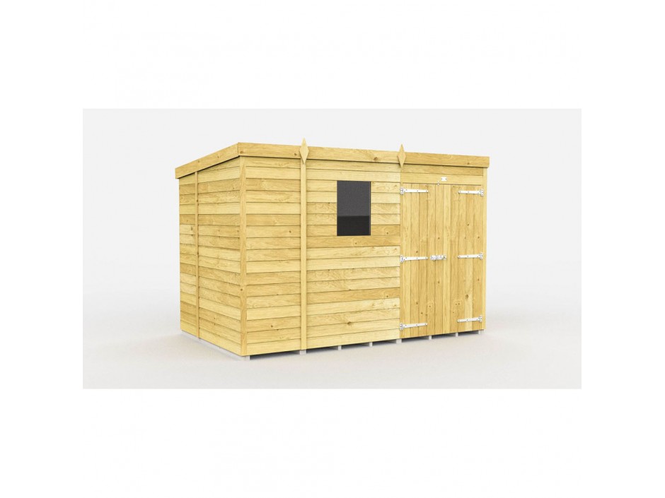 9ft x 6ft Pent Shed