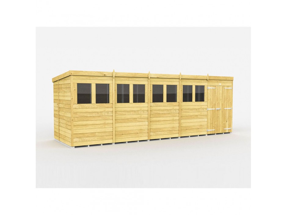 20ft x 6ft Pent Shed
