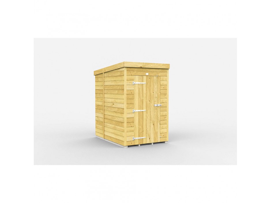 4ft x 7ft Pent Shed
