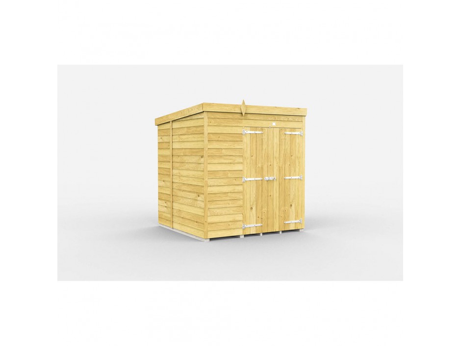 6ft x 7ft Pent Shed
