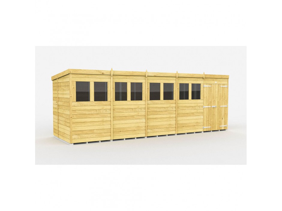 20ft x 7ft Pent Shed