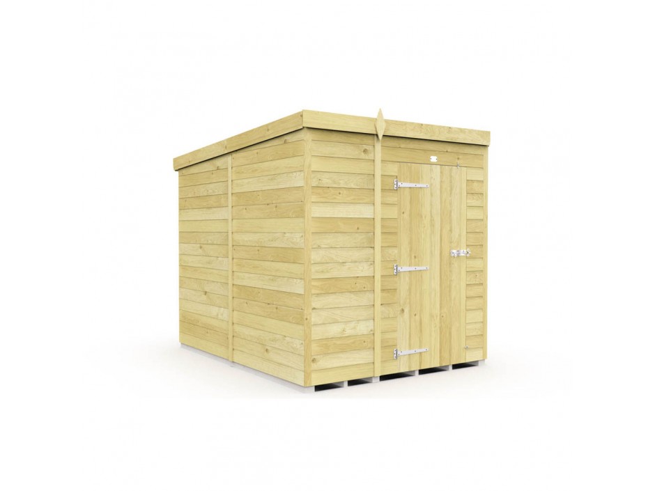 7ft x 8ft Pent Shed