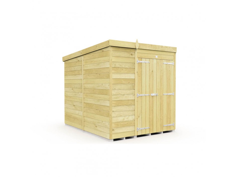 7ft x 8ft Pent Shed