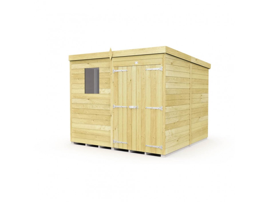 7ft x 8ft Pent Shed