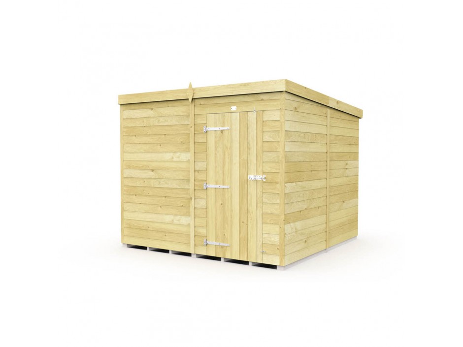 8ft x 8ft Pent Shed
