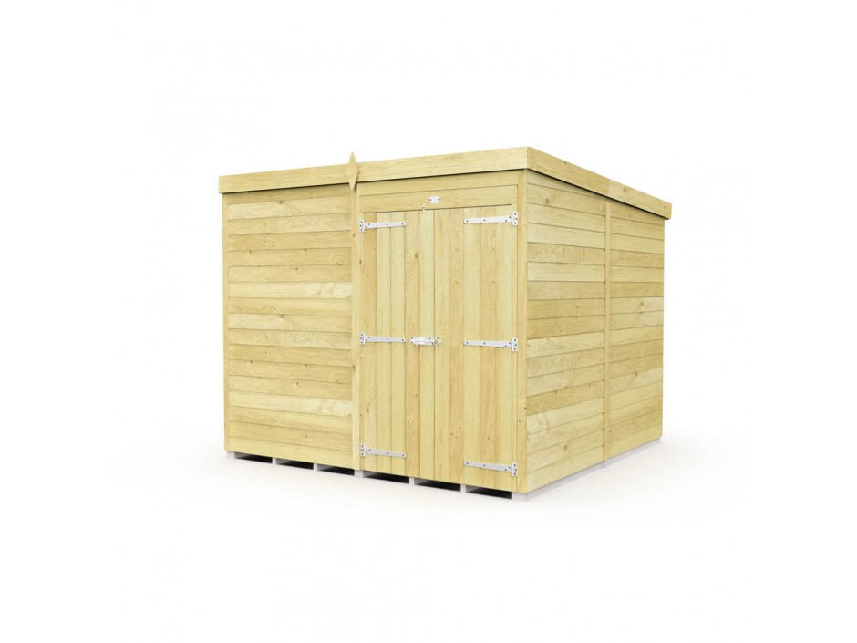8ft x 8ft Pent Shed