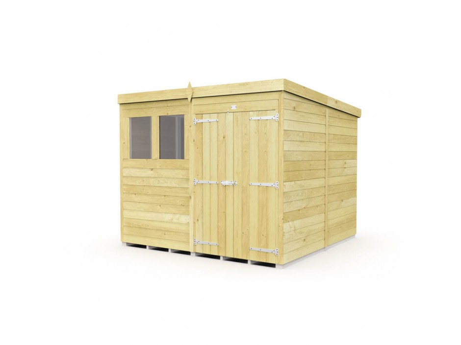 8ft x 8ft Pent Shed