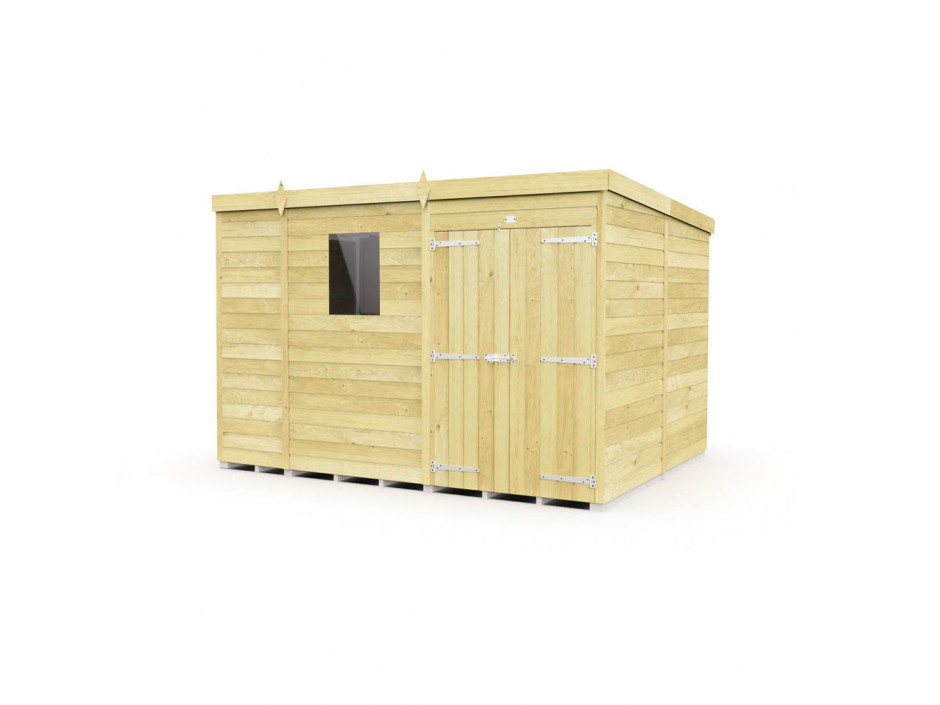 9ft x 8ft Pent Shed