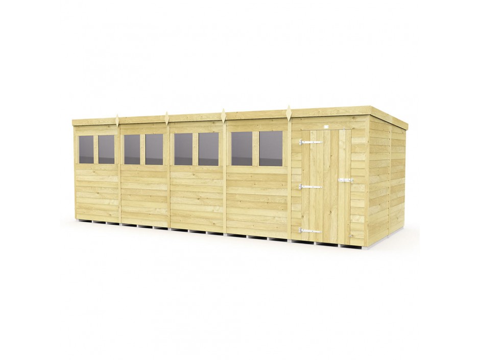 20ft x 8ft Pent Shed