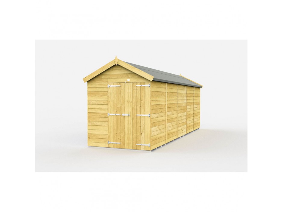7ft x 19ft Apex Shed