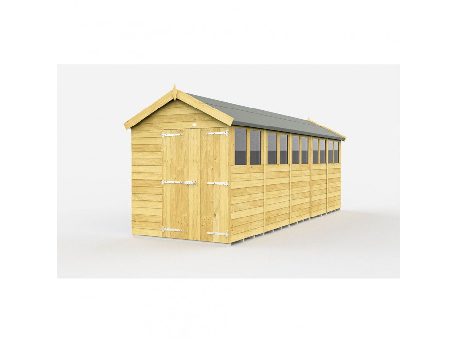 7ft x 20ft Apex Shed