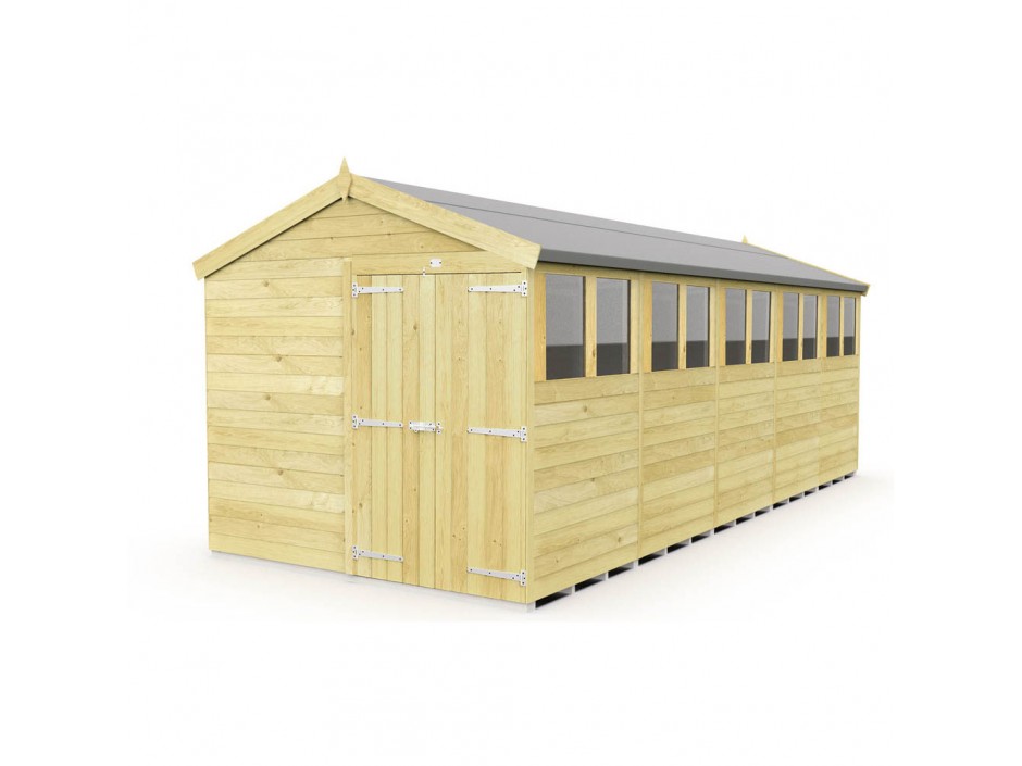 8ft x 20ft Apex Shed