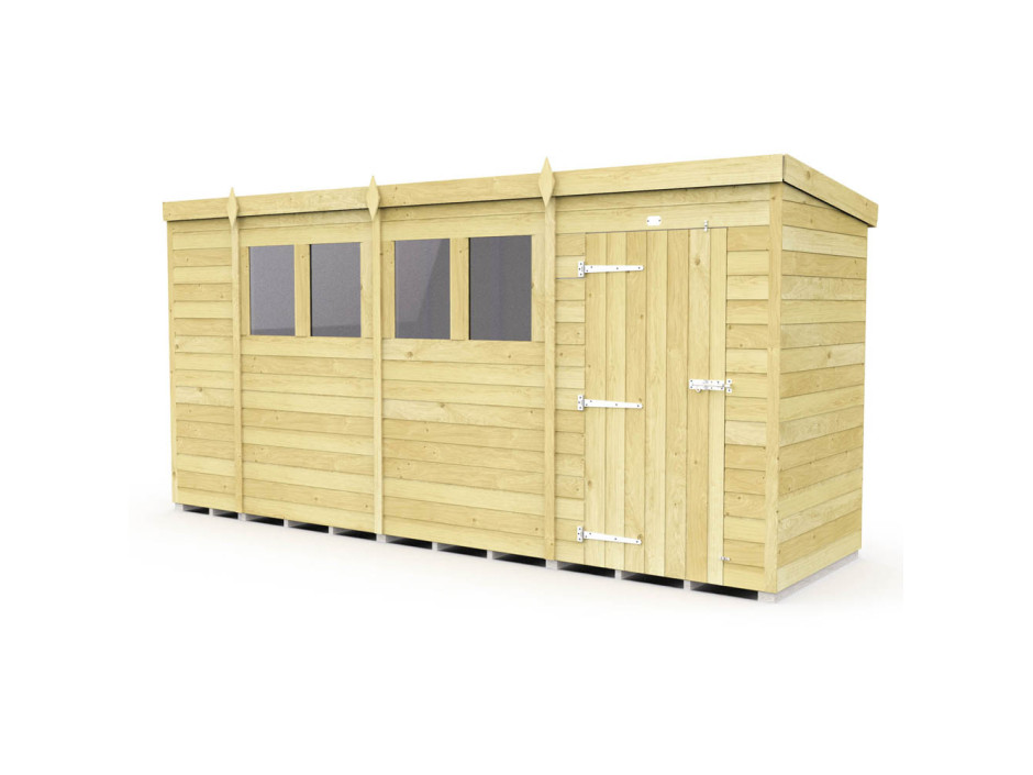4ft Pent Sheds
