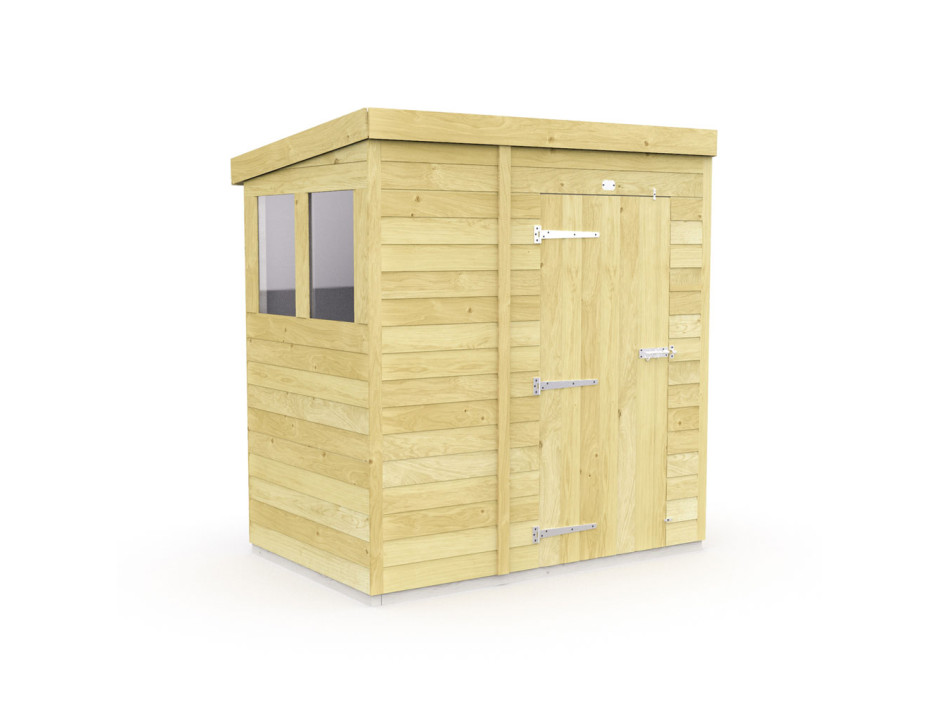 7ft x 4ft Pent Shed