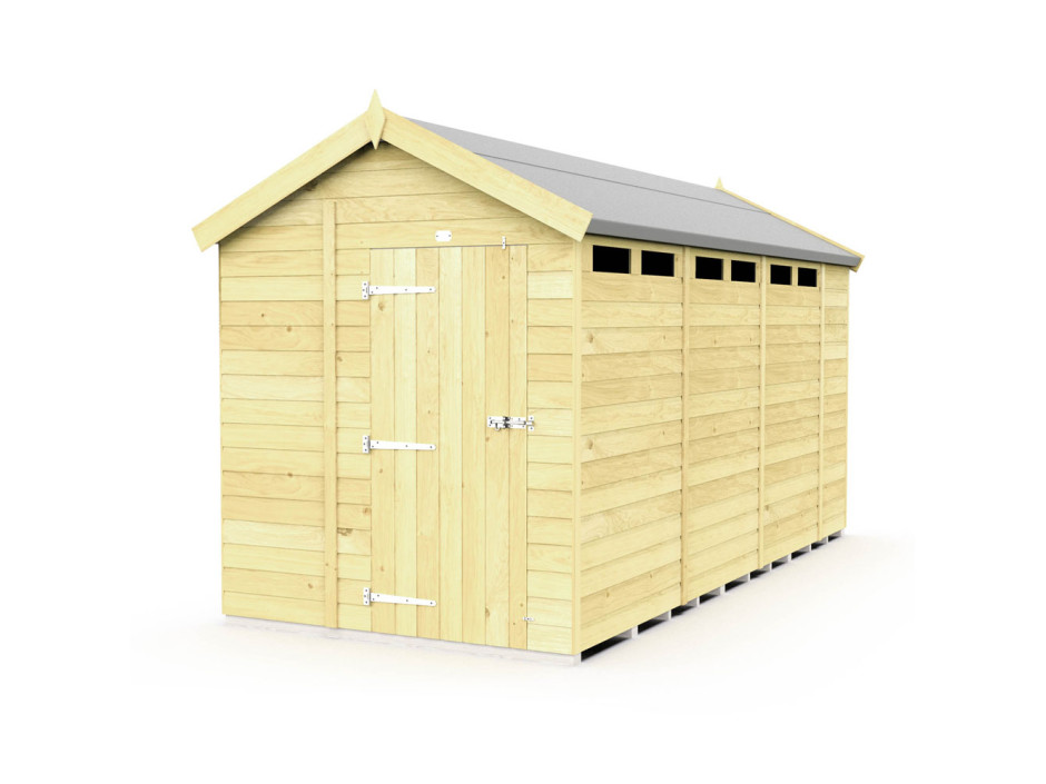 7ft Apex Security Sheds