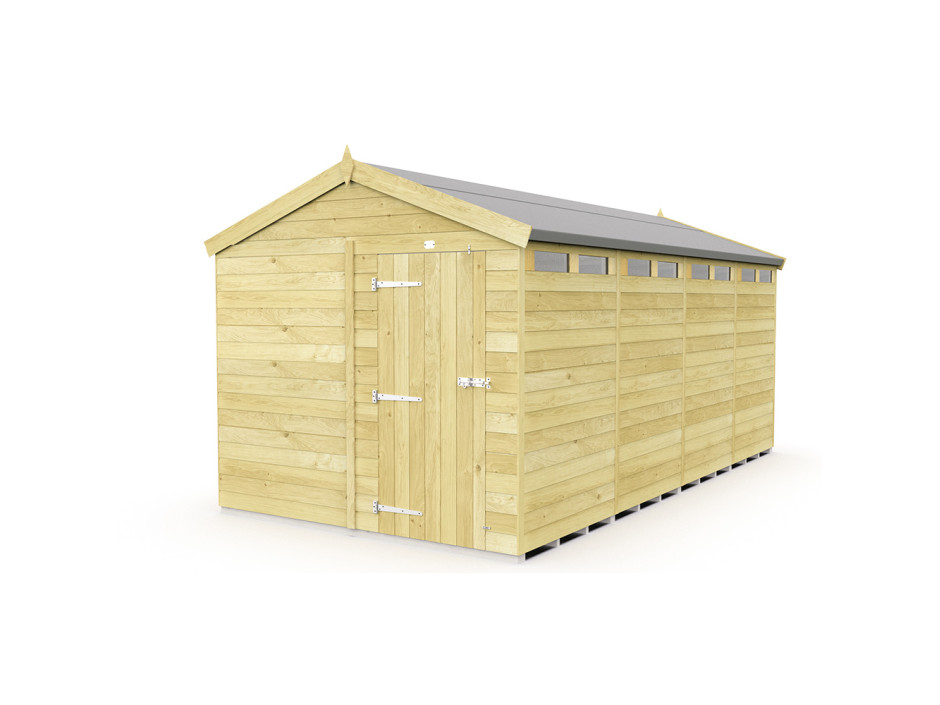 8ft Apex Security Sheds