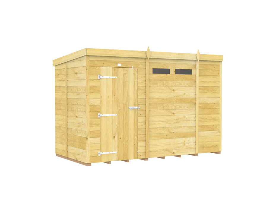 5ft Pent Security Sheds
