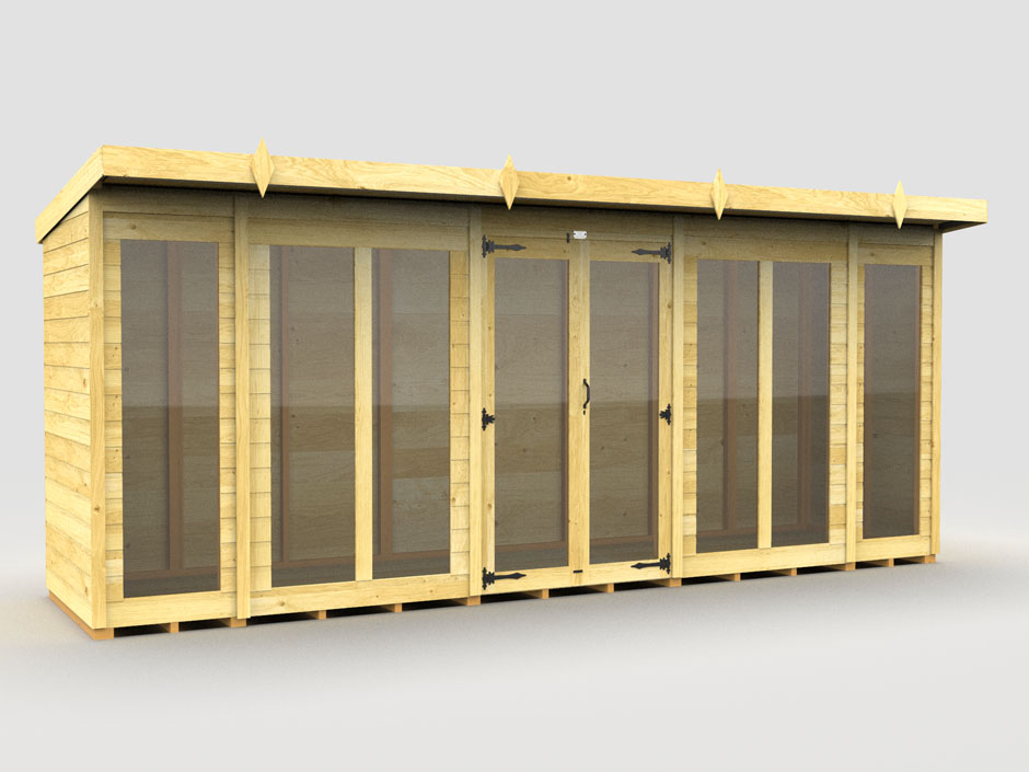 4ft Pent Summer Houses FHW
