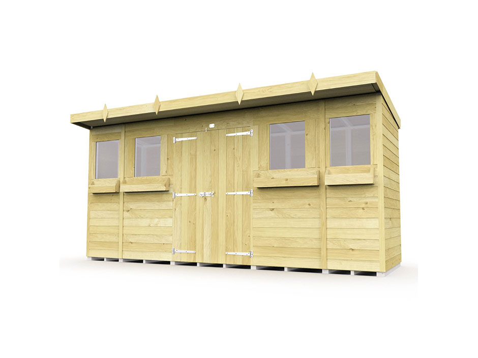 4ft Pent Summer Sheds