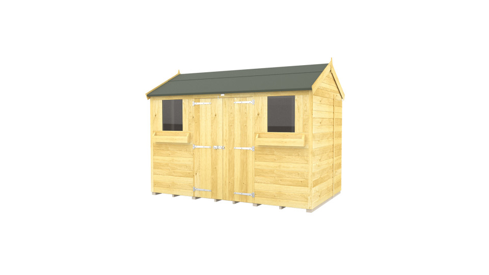 8ft x 10ft Apex Summer Shed